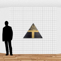 Load image into Gallery viewer, SCALE: Roger Hickin - Triangular Black &amp; Gold #3
