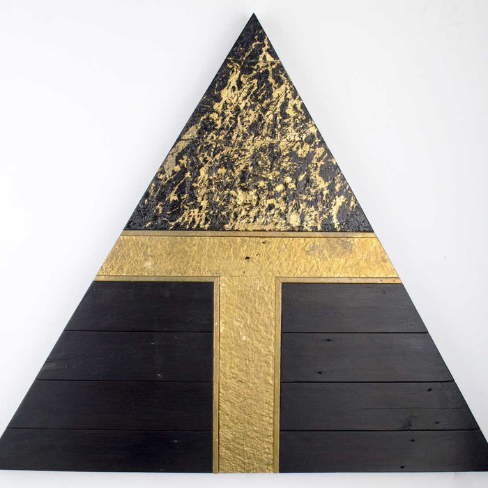 Roger Hickin - Triangular Black & Gold #3
