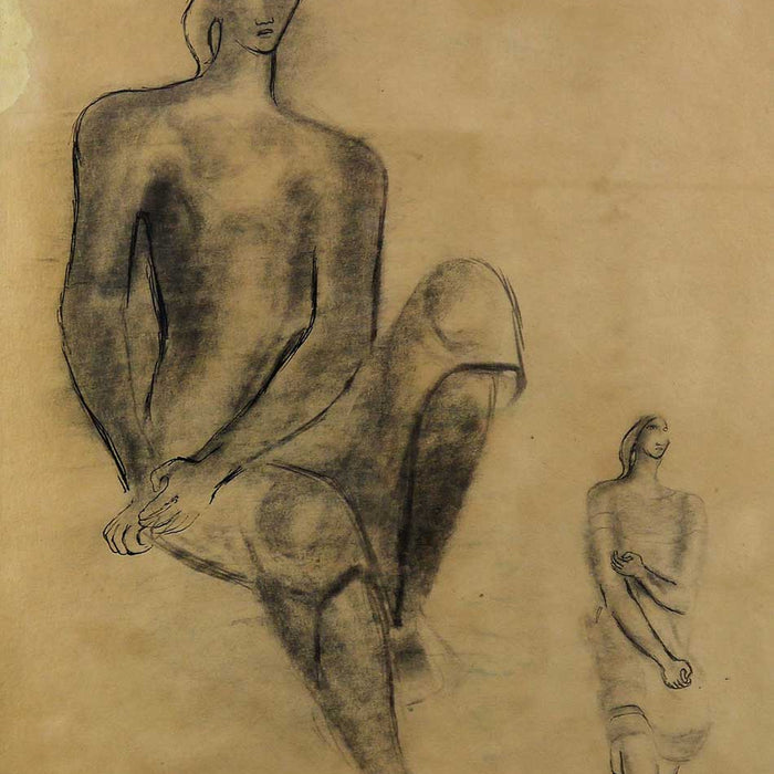 DETAIL: Ted Bullmore - Untitled Figure Study