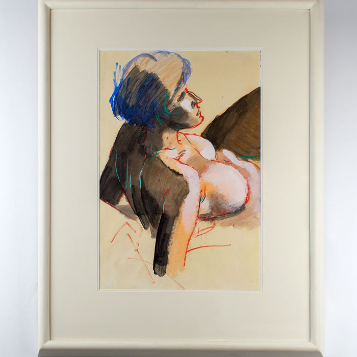 Ted Bullmore - Semi-reclining Female Nude
