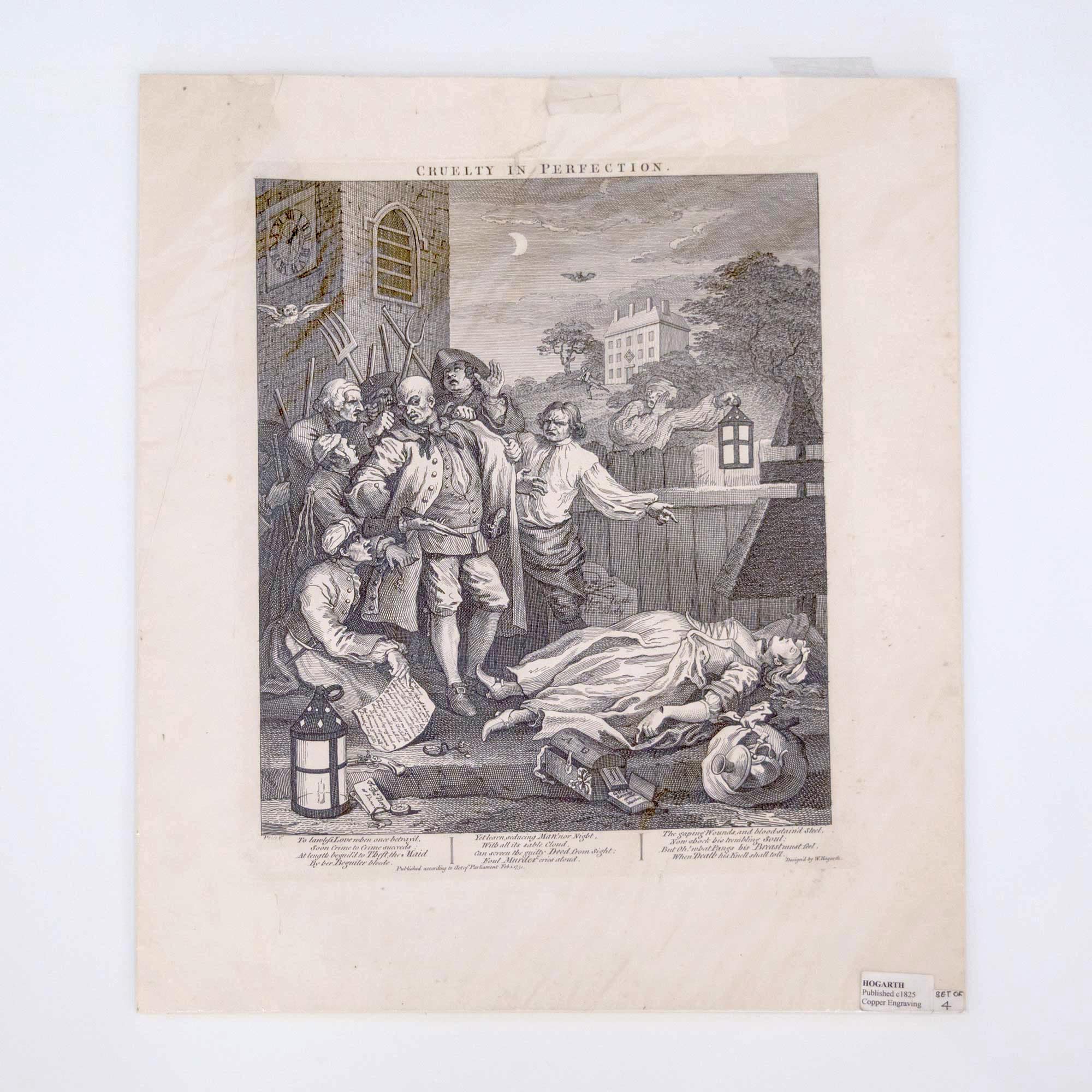 William Hogarth - Cruelty is Perfection