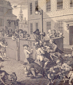 Load image into Gallery viewer, DETAIL: William Hogarth - The First Stage of Cruelty
