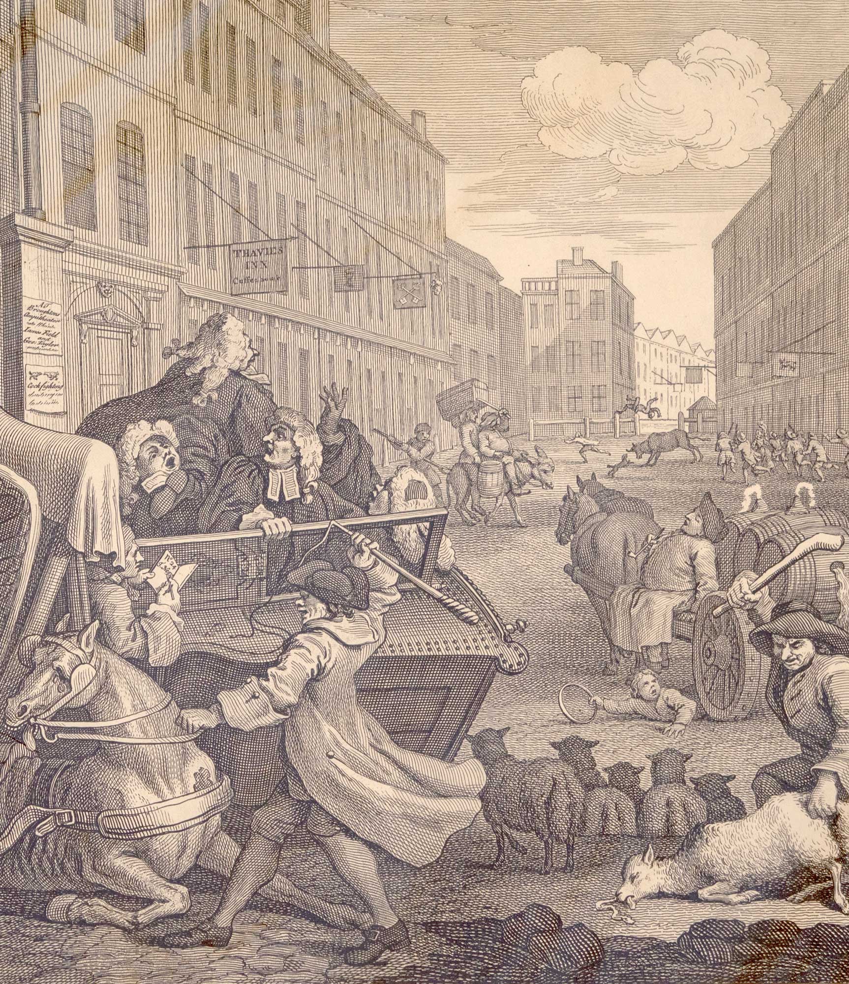 DETAIL: William Hogarth - The Second Stage of Cruelty